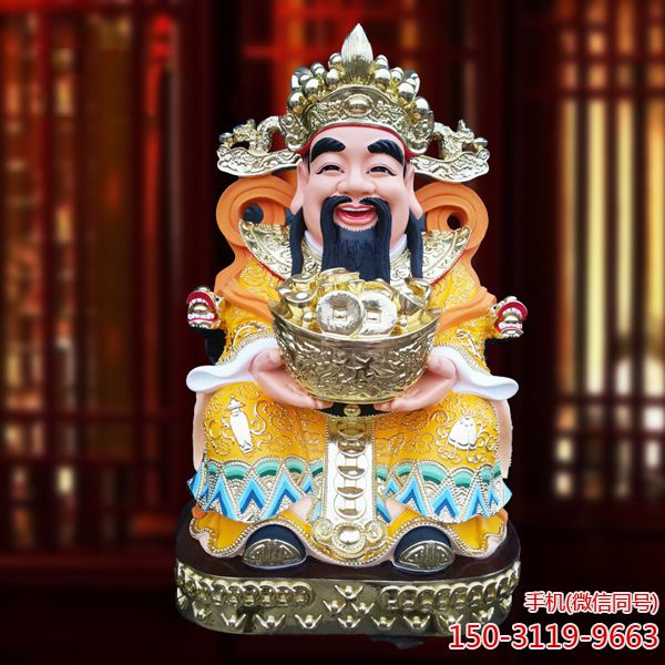 笑面文財(cái)神_玻璃鋼擺件廠家直銷元寶財(cái)神爺?shù)袼?>
                                <h2>笑面文財(cái)神_玻璃鋼擺件廠家直銷元寶財(cái)神爺?shù)袼?參數(shù)說明</h2>
                                                                        <table>
                                      <tr>
                                        <th>產(chǎn)品標(biāo)題</th>
                                        <td>笑面文財(cái)神_玻璃鋼擺件廠家直銷元寶財(cái)神爺?shù)袼?/td>
                                      </tr>
                                      <tr>
                                        <th>發(fā)布時(shí)間</th>
                                        <td>2019-12-13 12:03</td>
                                      </tr>
                                      <tr>
                                        <th>價(jià)格</th>
                                        <td><span>電話咨詢</td>
                                      </tr>
                                                                              <tr>
                                          <th>制作材質(zhì)</th>
                                          <td>玻璃鋼</td>
                                        </tr>
                                                                              <tr>
                                          <th>雕刻內(nèi)容</th>
                                          <td>宗教、佛像</td>
                                        </tr>
                                                                              <tr>
                                          <th>其他</th>
                                          <td>彩繪</td>
                                        </tr>
                                                                          </table>
                                <h2>笑面文財(cái)神_玻璃鋼擺件廠家直銷元寶財(cái)神爺?shù)袼?詳細(xì)說明</h2>
                                <p>玉海雕塑是一家綜合性的雕塑公司，擁有多款笑面文財(cái)神雕塑模型，可加工定制多種笑面文財(cái)神雕塑，支持材質(zhì)、樣式、風(fēng)格、尺寸大小等方面的調(diào)整修改定制。我們所加工制作的笑面文財(cái)神雕塑質(zhì)優(yōu)價(jià)廉，遍布全國多個(gè)省市地區(qū)，想要了解更多案例圖片，請電話或微信咨詢。材質(zhì)、大小、樣式等都可以按需定制，還可根據(jù)您提供給的笑面文財(cái)神雕塑樣圖進(jìn)行制作！如有相關(guān)需求，歡迎致電（微信同號）：<span>150-3119-9663</span></p>
                                                                <div   class=