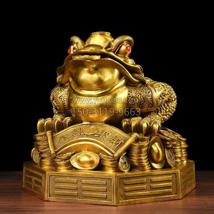 招財金蟾銅雕 招財金蟾銅雕