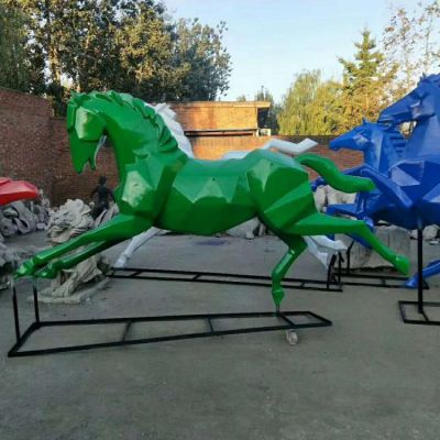玻璃鋼幾何戶外園林景觀動(dòng)物擺件