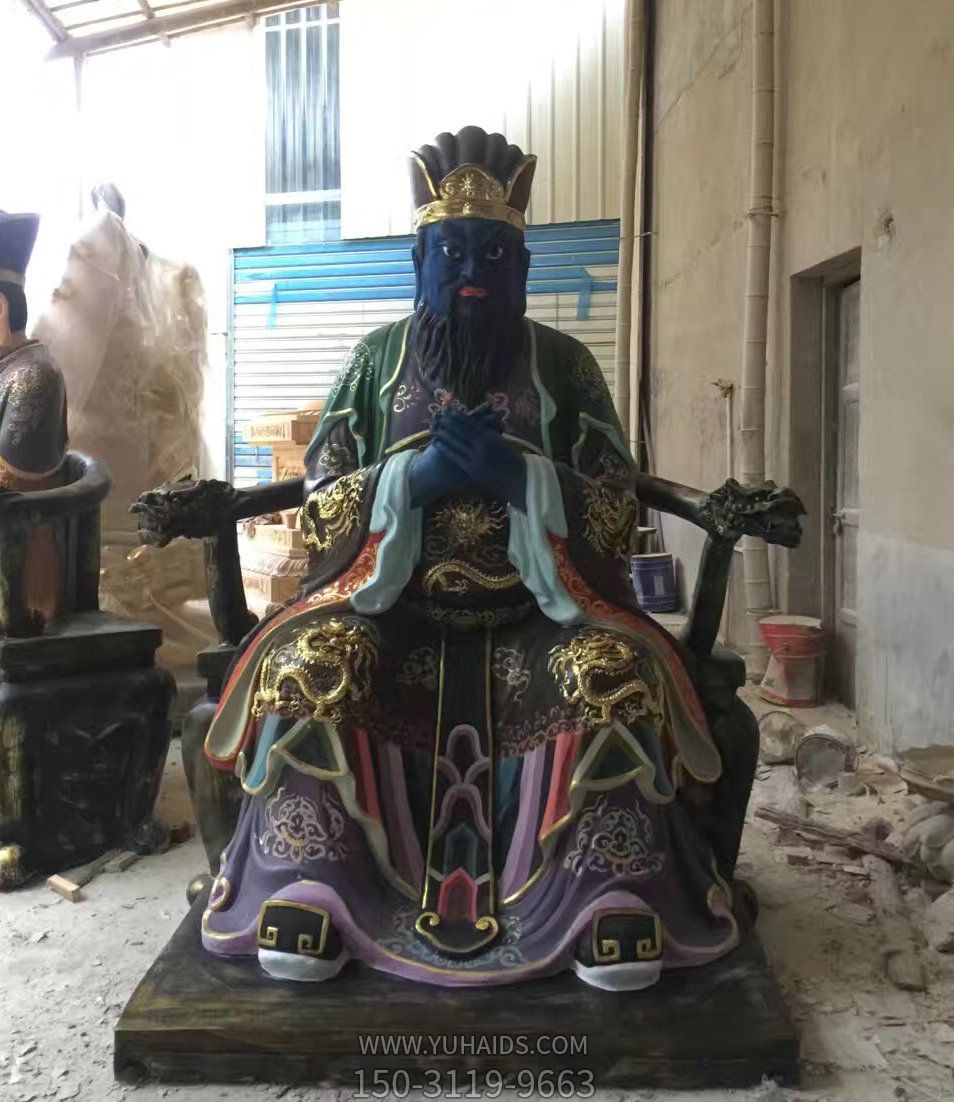 戶(hù)外景區(qū)大型仿真人物景觀三官雕塑