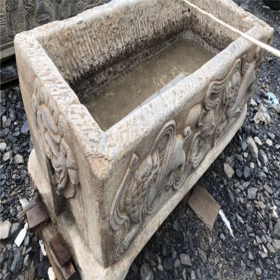 老石槽，漢白玉仿古石槽