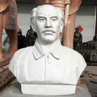 漢白玉胸像校園世界名人著名醫(yī)生白求恩雕塑