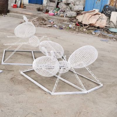 螞蟻擺件，鐵藝網(wǎng)格螞蟻造型