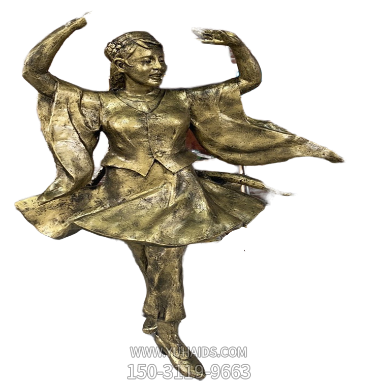 跳舞的女人，主題舞蹈主題人物雕塑