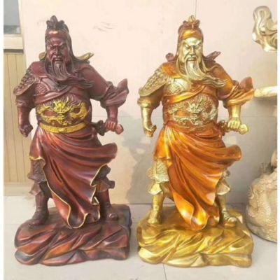 家用銅雕供奉武財神關(guān)公關(guān)羽雕塑