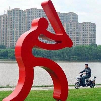 戶(hù)外抽象人物景觀擺件