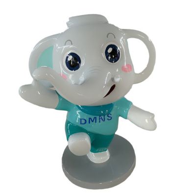 卡通玻璃鋼商場(chǎng)幼兒園擺件大象擺件