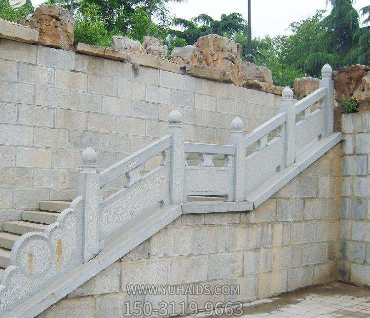 景區(qū)水池簡(jiǎn)易花崗巖護(hù)欄欄桿雕塑