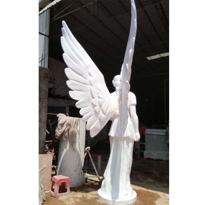 天使女神雕塑西方信仰仙女玻璃鋼定制造型雕塑工藝品 寫實(shí)人像定_15150