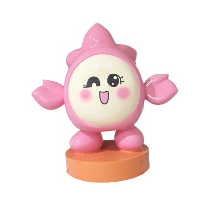 玻璃鋼卡通萌仔，可愛商超美陳裝飾擺件
