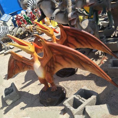 翼龍，玻璃鋼仿真恐龍雕塑