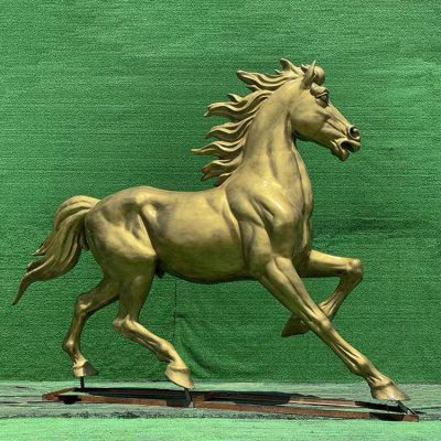 仿銅馬，玻璃鋼奔馬