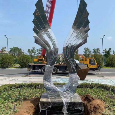 翅膀，不銹鋼景觀