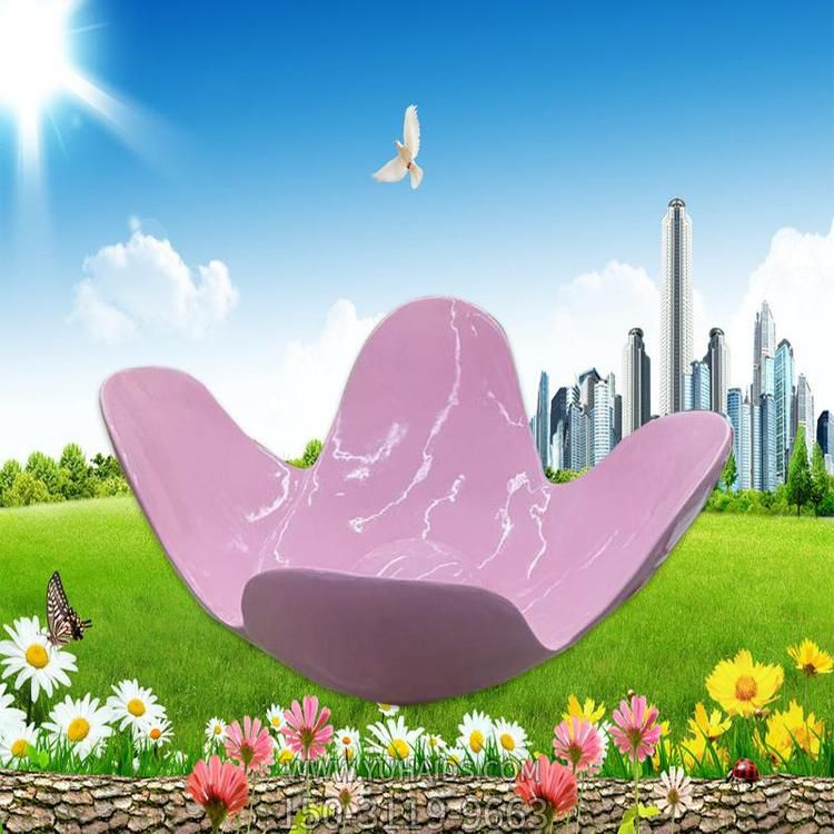 園林戶(hù)外景觀創(chuàng)意玻璃鋼花朵雕塑