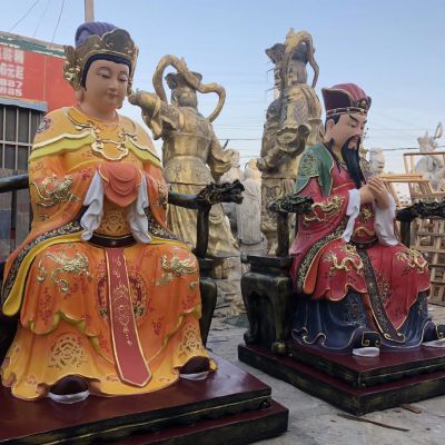 景區(qū)大型景觀王母和玉帝雕塑