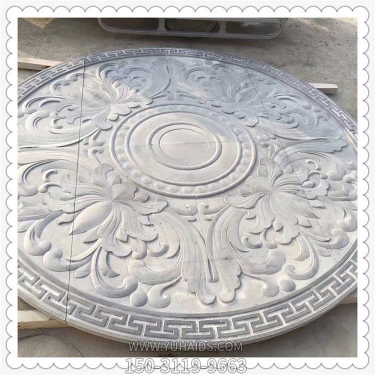 庭院青石浮雕福字地雕 黃銹石浮雕壁畫(huà)雕塑