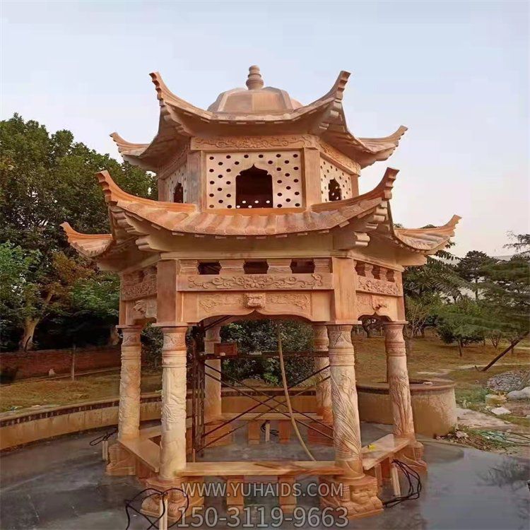 戶外園林庭院大理石晚霞紅二層中式?jīng)鐾さ袼?>
                                <h2>戶外園林庭院大理石晚霞紅二層中式?jīng)鐾さ袼?參數(shù)說明</h2>
                                                                        <table>
                                      <tr>
                                        <th>產(chǎn)品標(biāo)題</th>
                                        <td>戶外園林庭院大理石晚霞紅二層中式?jīng)鐾さ袼?/td>
                                      </tr>
                                      <tr>
                                        <th>發(fā)布時間</th>
                                        <td>2023-06-08 07:22</td>
                                      </tr>
                                      <tr>
                                        <th>價格</th>
                                        <td><span>電話咨詢</td>
                                      </tr>
                                                                              <tr>
                                          <th>雕刻內(nèi)容</th>
                                          <td>園林、涼亭、園林</td>
                                        </tr>
                                                                              <tr>
                                          <th>制作材質(zhì)</th>
                                          <td>晚霞紅、大理石</td>
                                        </tr>
                                                                          </table>
                                <h2>戶外園林庭院大理石晚霞紅二層中式?jīng)鐾さ袼?詳細(xì)說明</h2>
                                <p>玉海雕塑是一家綜合性的雕塑公司，擁有多款戶外園林庭院大理石晚霞紅二層中式?jīng)鐾さ袼苣Ｐ?，可加工定制多種戶外園林庭院大理石晚霞紅二層中式?jīng)鐾さ袼?，支持材質(zhì)、樣式、風(fēng)格、尺寸大小等方面的調(diào)整修改定制。我們所加工制作的戶外園林庭院大理石晚霞紅二層中式?jīng)鐾さ袼苜|(zhì)優(yōu)價廉，遍布全國多個省市地區(qū)，想要了解更多案例圖片，請電話或微信咨詢。材質(zhì)、大小、樣式等都可以按需定制，還可根據(jù)您提供給的戶外園林庭院大理石晚霞紅二層中式?jīng)鐾さ袼軜訄D進(jìn)行制作！如有相關(guān)需求，歡迎致電（微信同號）：<span>150-3119-9663</span></p>
                                                                <div   class=