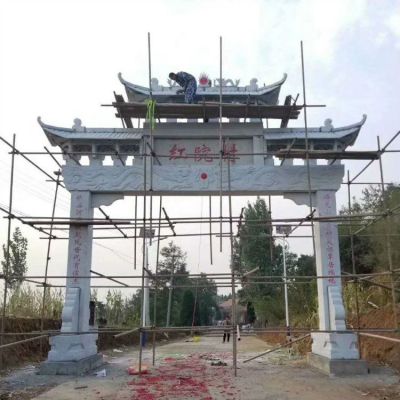 園林景區(qū)大型戶(hù)外村口牌坊