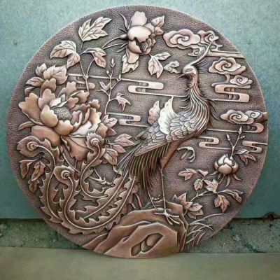 銅雕浮雕戶外園林景觀壁畫雕塑
