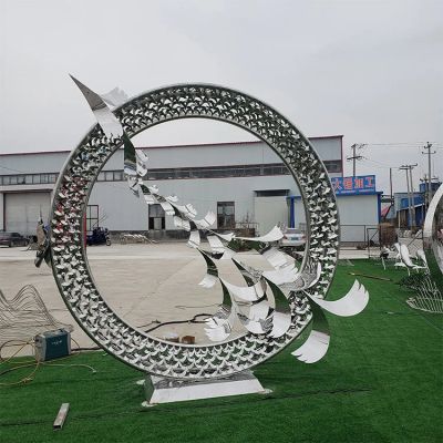 廣場不銹鋼鴿子雕塑是怎么制作出來的？