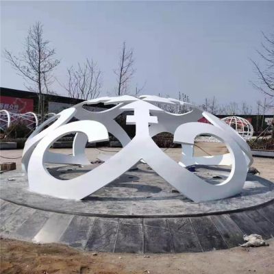 園林廣場不銹鋼個性創(chuàng)意景觀擺件