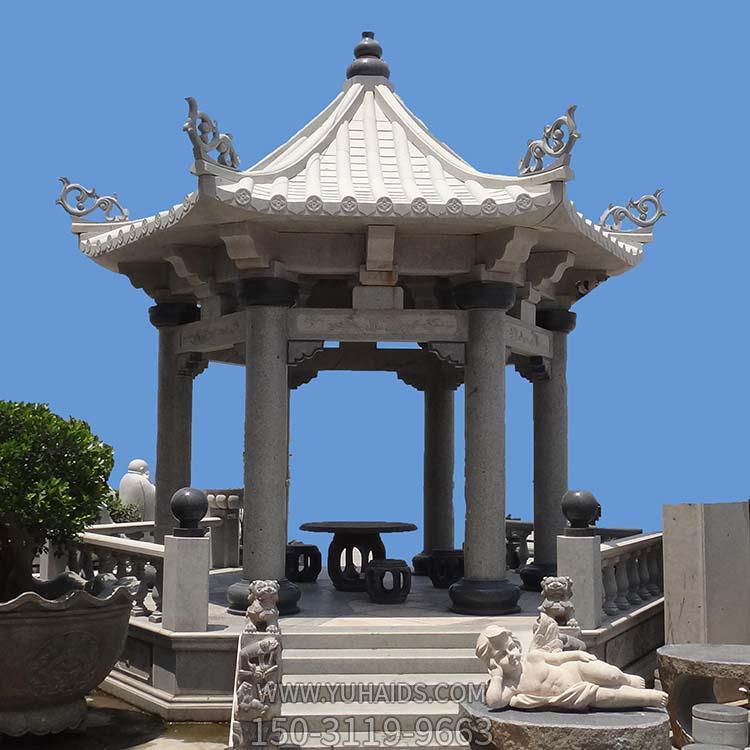 歐式戶(hù)外創(chuàng)意石雕涼亭雕塑