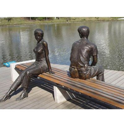 公園鑄銅人物景觀雕塑