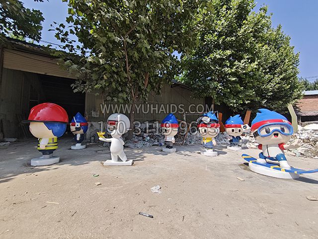 玻璃鋼卡通人物造型雕塑