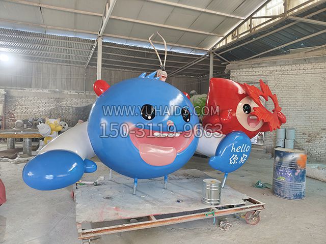 玻璃鋼卡通門(mén)頭大型雕塑