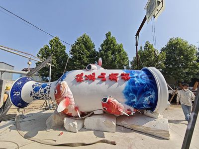 大型玻璃鋼花瓶瓶子雕塑