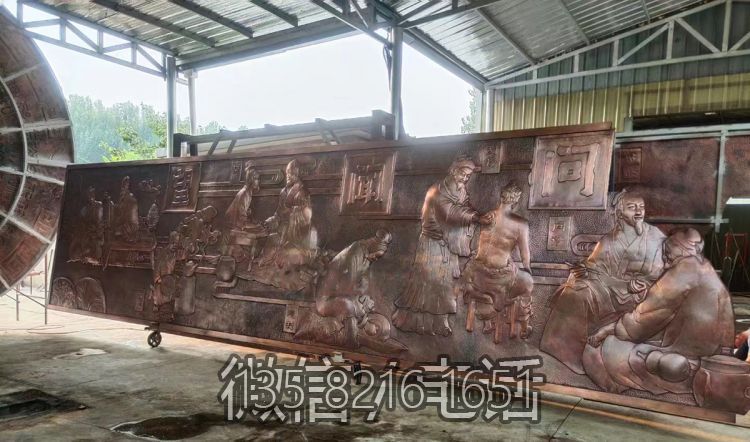 "望聞問(wèn)切"中醫(yī)主題文化浮雕壁畫(huà)