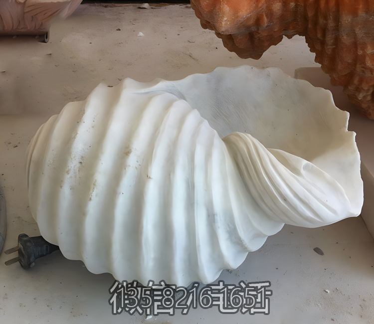 海洋動物擺件玻璃鋼海螺雕塑