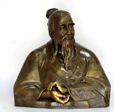 玻璃鋼樹(shù)脂名醫(yī)景觀中醫(yī)定制扁鵲雕塑