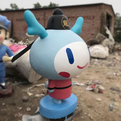 玻璃鋼小鹿卡通公仔