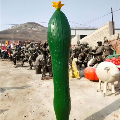 玻璃鋼仿真黃瓜雕塑