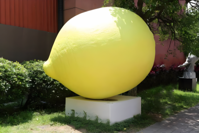 玻璃鋼仿真檸檬雕塑